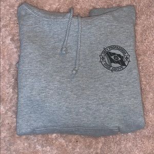 Obey pullover grey hoodie